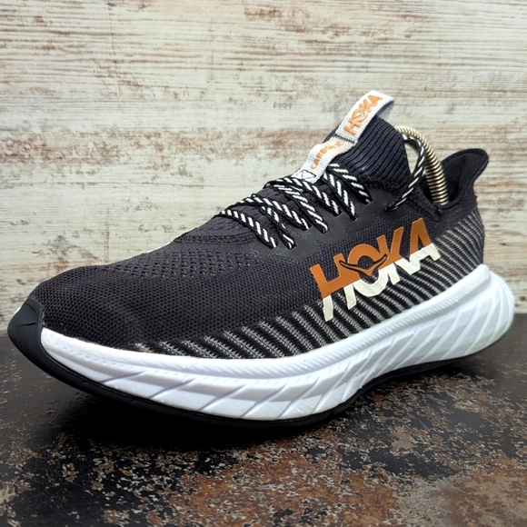Womens Hoka One One Carbon X3 Running Shoes Sz 7 B Used Marathon Road Gym - Picture 1 of 10